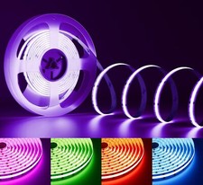 PAUTIX RGB COB LED Strip Light 32.8ft/10m,UL Listed 24V Color Changing Light ...