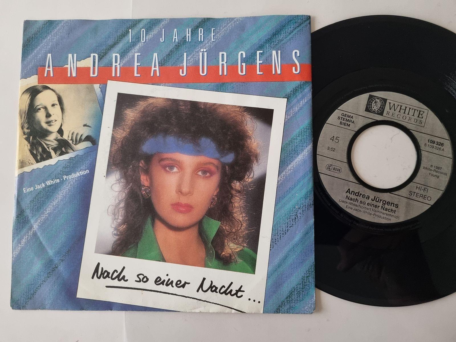 7"" Single Andrea Jürgens - Nach so einer Nacht/ Und dabei liebe ich euch beide