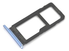 OEM HTC U ULTRA 2PZF100 REPLACEMENT BLUE MICRO SD DUAL SIM CARD TRAY