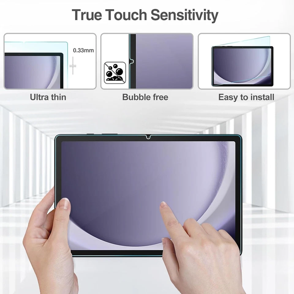 2 Pack Glass Screen Protector For Samsung Galaxy Tab S11 Ultra S10 Lite S9FE A9+ - Image 2 of 4
