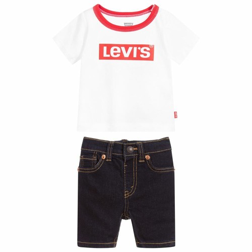 LEVI'S COMPLETO BERMUDA JEANS T-SHIRT BAMBINO PRIMAVERA ESTATE 6 MESI | eBay