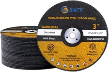 25PC Cut Off Wheels 3 in x1/32" x 3/8" Metal Cutting Disc Blade Die Grinder Tool