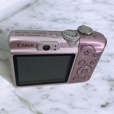 Canon PowerShot A1100 IS Pink 12.1MP 4x optical zoom Digital