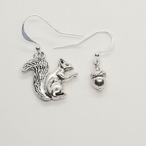 squirrel earrings