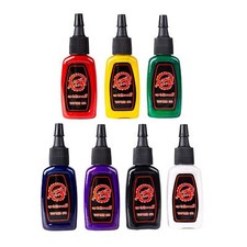 Premium Tattoo Ink Set  7 Colors  15 Ml Bottles