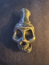 Maya Aztec Death Whistle &ndash; Loud Screaming Skull, Scary and Unique Green And Gold