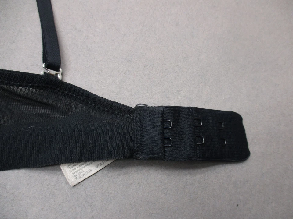 Sujetador Demi 30C ONE GOSSAMER para mujer negro forrado con aros cierre trasero 6G Foto 4 de 4