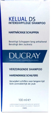 2   X  DUCRAY KELUAL DS Anti-Schuppen-Shampoo, 100 ml PZN 02894355