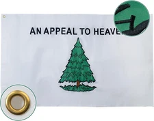 3x5 Embroidered An Appeal To Heaven (New Version) 210D Flag 3'x5'