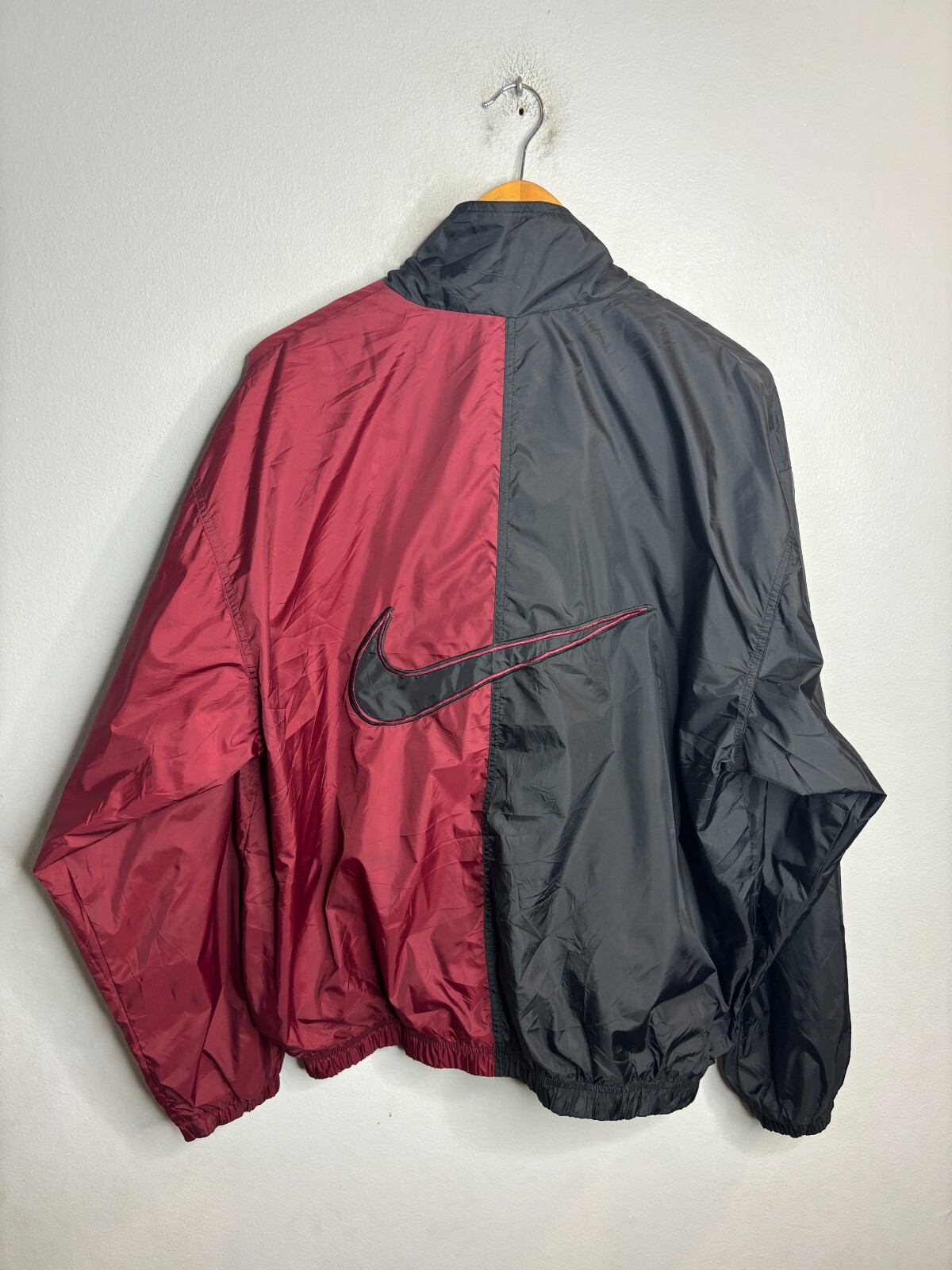 Vintage Two tone Nike Windbreaker Jacket Full Zip Size Large 3272