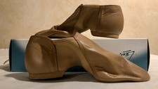 LEO GIORDANO GIOFLEX JAZZ BOOT TAN LEATHER SHOES SIZE ADULT 8
