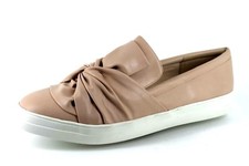 La Redoute R Edition Womens UK 7.5 EU 41 Pale Pink Knotted Slip On Trainer Shoes