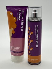 Bath  Body Works Fragrance Mist  Body Cream FRUITY SHERBET SCOOP