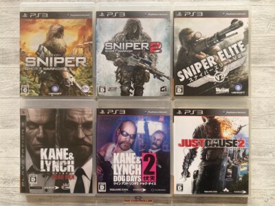 SONY PS3 Sniper 1 2 & Elite V2 & Kane & Lynch 1 2 & Just Cause 2 set from Japan