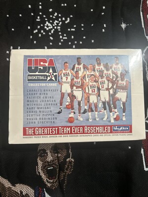 1992 Skybox USA Basketball Box Greatest Team Ever Assembled Factory Sealed Box