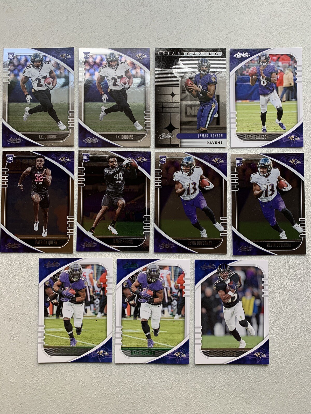 JK Dobbins Rookie Cards PLUS 9 Card Ravens Lot eBay