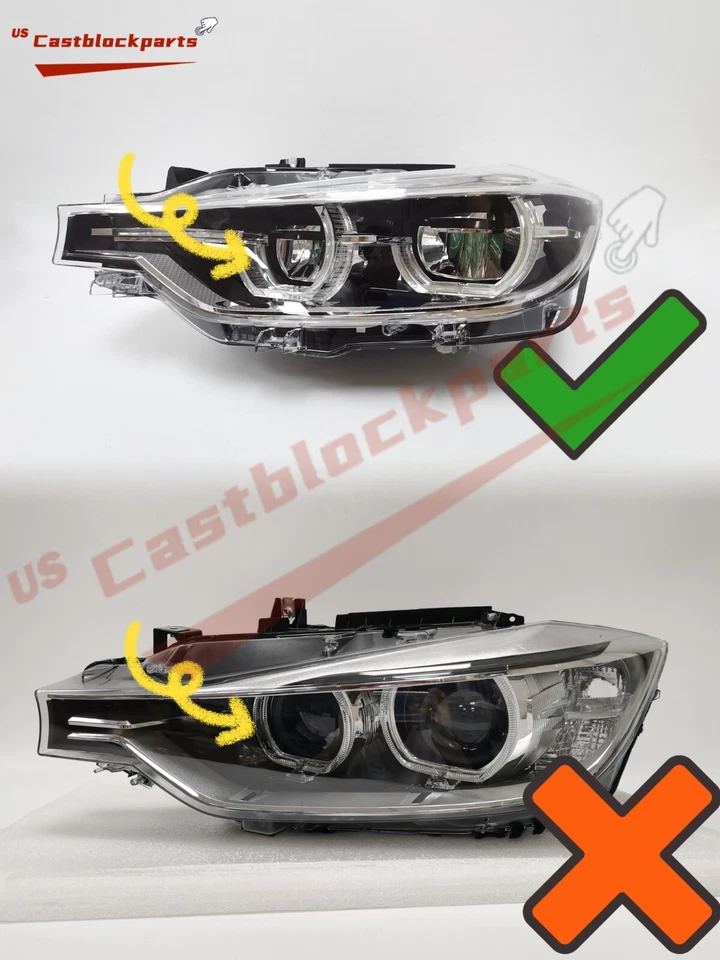 Faro izquierdo bmw serie 3 f30 f35 330i 340i LCI LED 15-19 no AFS OEM 7419630 Foto 3 de 4