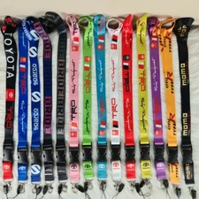 🔥NEW🔥 Auto Motocycle Logo Lanyard Keychain Gift Key Holder Various Design Gift