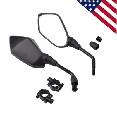 ATV Rearview Side Mirrors + 7/8'' Handlebar Mount For CFMOTO CFORCE 500 600 800