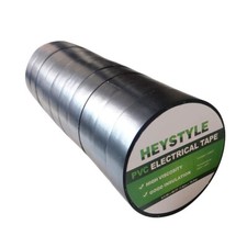 10 Rolls PVC Electrical Tape, 3/4 in x 60 ft, Flame Retardant and Waterproof