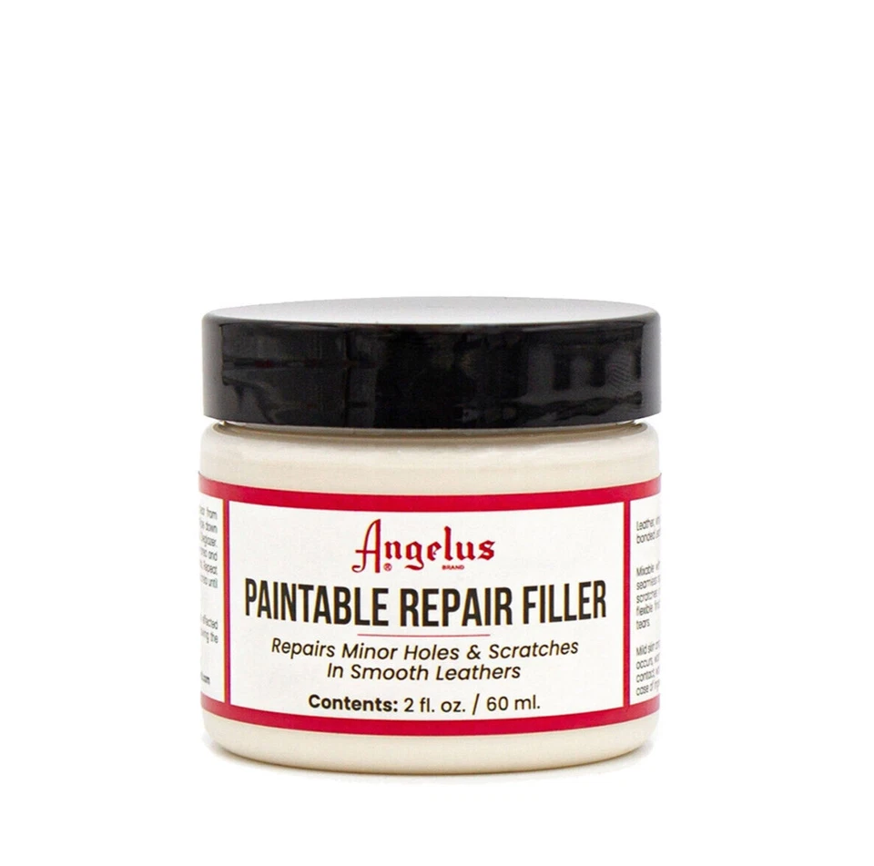 Angelus riempitivo riparatore verniciabile 60 ml - Soluzione flessibile per la riparazione di pelle e scarpe