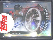 2018 Topps Finest Hour Rookie Autograph #FHARD Rafael Devers 