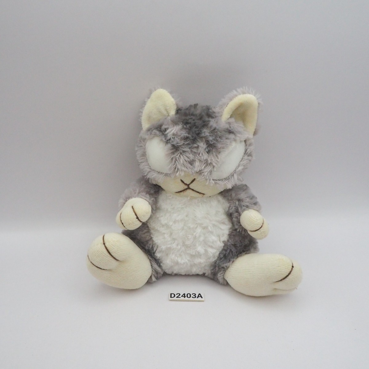 Wachifield Dayan Grey Cat D2403A Plush Stuffed 5