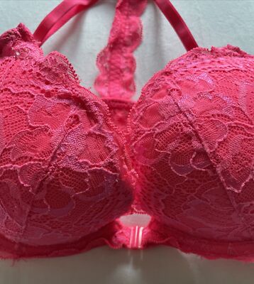 Soutien-gorge Push-up Victoria's Secret Sans Armatures - Dos Croisé - Taille 32D - Neuf Avec étiquettes