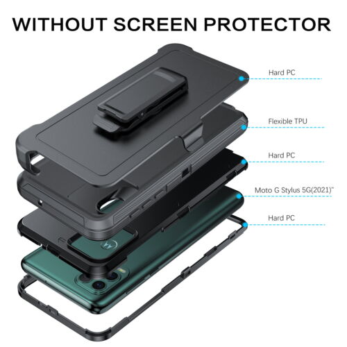 Per Motorola Moto G Stylus 5G 2021 custodia clip da cintura cover adatta Otterbox Stati Uniti - Foto 3 di 9