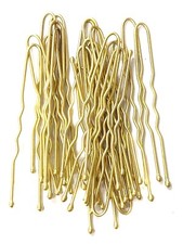 36 Long 6.5cm Blonde Gold Waved Hair Bobby Pins Grips Clips Hair Pin