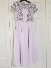 Frock & Frill Capped Sleeve Midi Dress With Embellished Detail Women Dresses Li