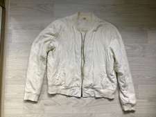 Marine Layer Womens White Padded Jacket In Size Large/12