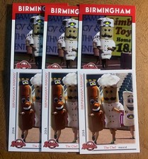 THE CHEF Birmingham Barons Mascot 6 card lot