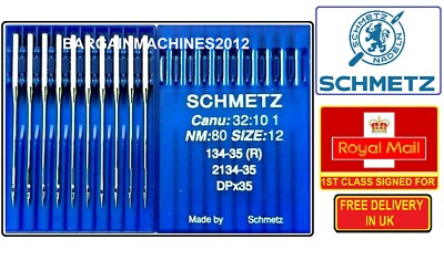 SCHMETZ DPX35 134-35(R) NM:80/12 LAUFFUSS INDUSTRIENÄHMASCHINENNADELN