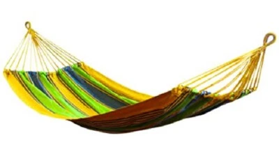 STOLZ GMBH Hängematte Outdoor Baumwoll Hängeliege 100cm max. 120kg bunt mehrfarbig