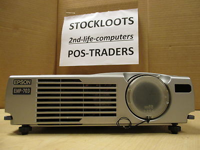 Epson EMP-703 3LCD Projector Beamer 1000 Lumens 1024 x 768 REMOTE 924 Hours