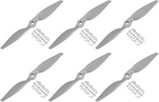 6Pcs 10x5 Inch Propeller RC Propellers 2 Vane Blades Props Gray with Adapter