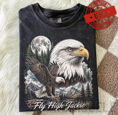 Fly High Jackie Shirt, Jackie The Eagle Memorial Shirt, Jackie and Shadow Tee,