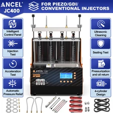 ANCEL JC400 Piezo GDI Ultrasonic Cleaning Injector Cleaner Tester Fuel Injector