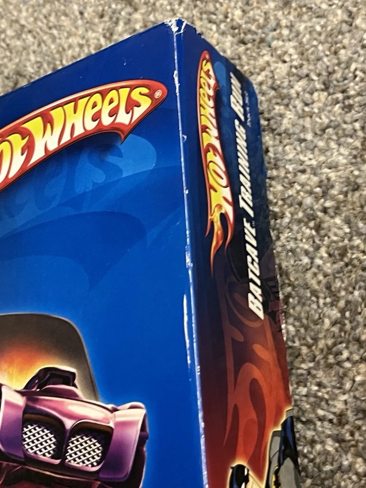 HOT WHEELS Batman Batcave Training Run Race Track & Batmobile Car w DVD RARE HTF - Image 4 of 4