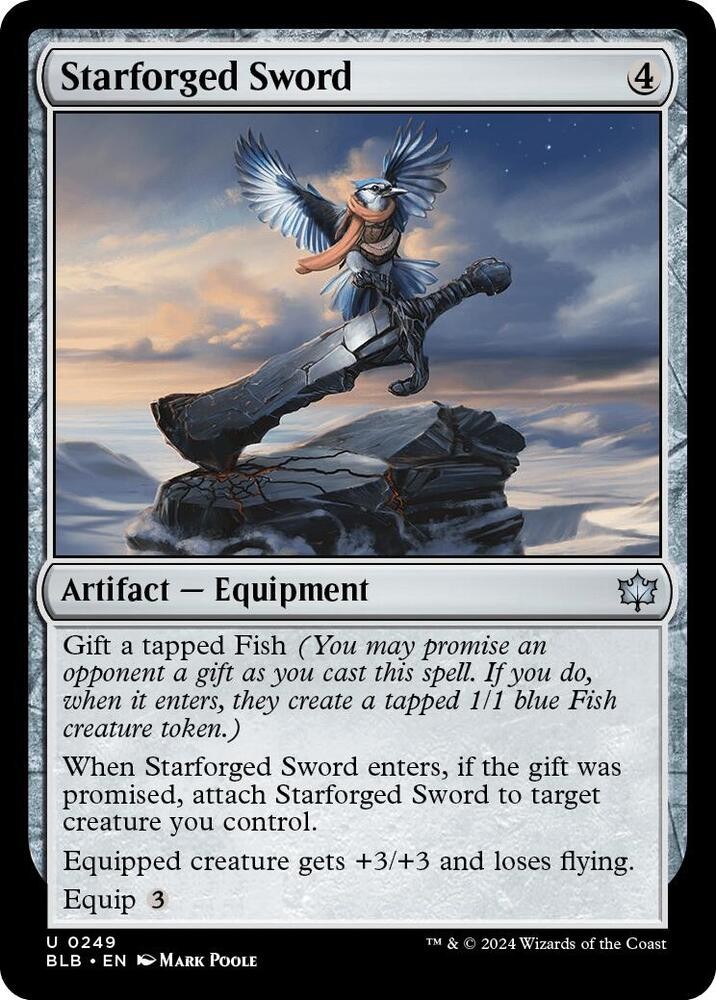 Starforged Sword - Bloomburrow #249 NM