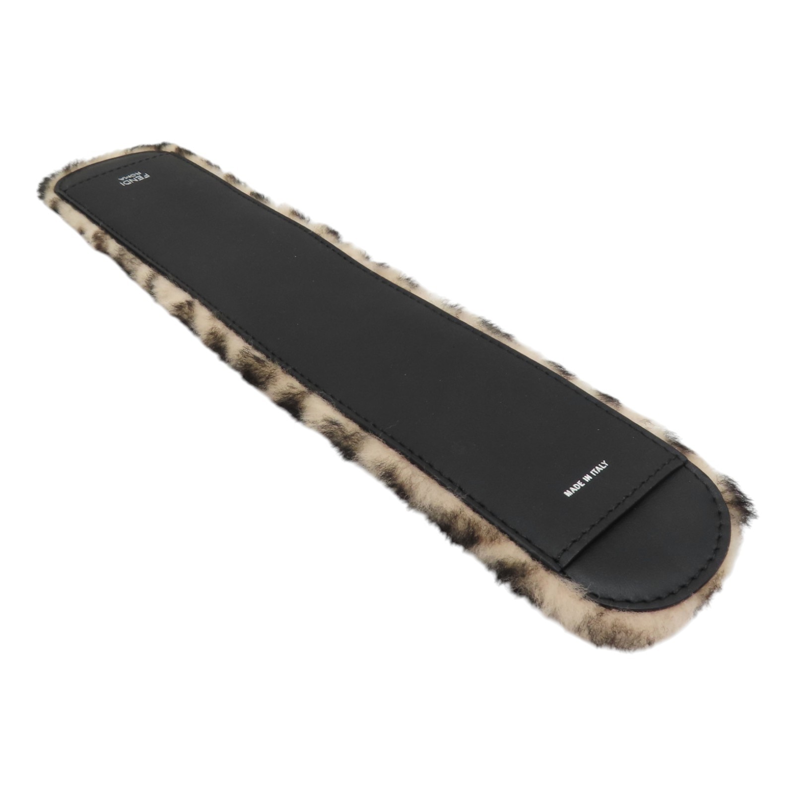 FENDI Strap You Zucca Shearling Strap Cover Black Beige image 4