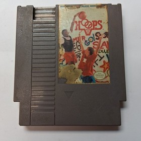 Nintendo NES Hoops Jaleco Original Authentic Game Cartridge...........R2S2B3