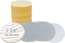 100 Plastic Circle Mylars for 2 1/4" Pin Badges round Buttons 0.03" Thick