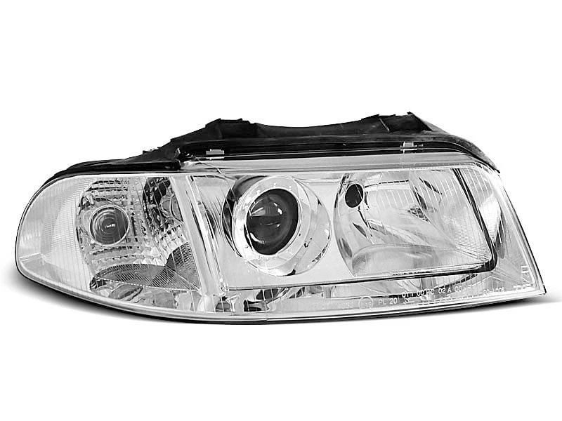 Headlights for AUDI A4 B5 FL 99-00 Chrome WorldWide FreeShip US LPAU04W XINO US - Image 2 of 4