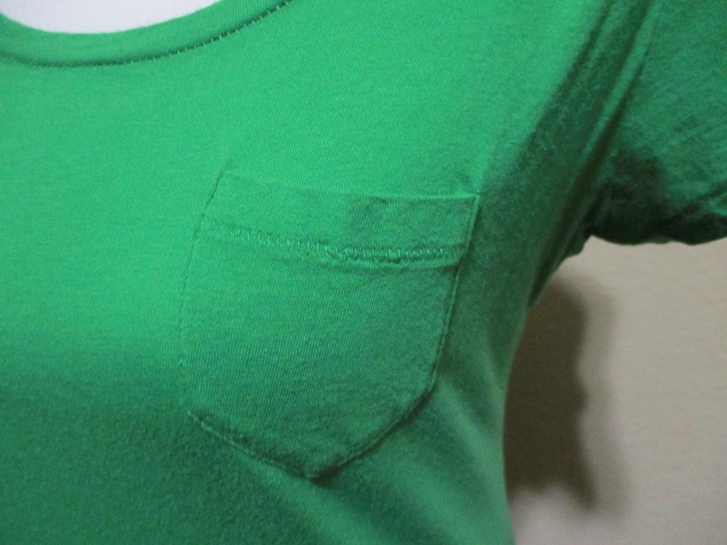 Express Solid Green Women's Size Medium Roll Tab … - image 2