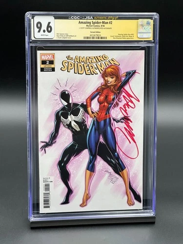Amazing Spider-Man #2 CGC 9.6 JSA (2018) - Mary Jane Signed Campbell 1:25