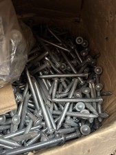10no  4" Downpipe Chisel Point Nails 100mm Round Cast Iron Down Pipe Drainage