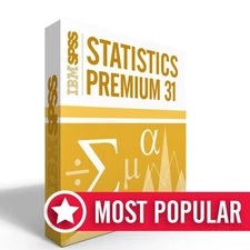 SPSS Statistics Grad Pack 31.0 PREMIUM-Windows or Mac - 12 month license