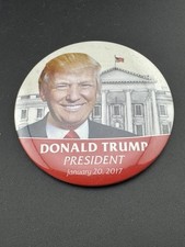 2016 3 inch pin .... DONALD TRUMP .. for President 2016 ...